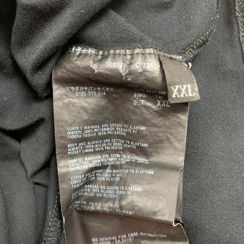 PRADA Size XXL Black Cotton Crew-Neck Pullover