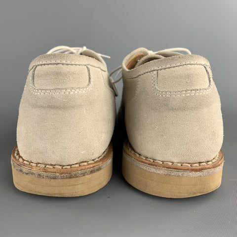 ADAM KIMMEL Size 12 Ivory Suede Lace Up Shoes