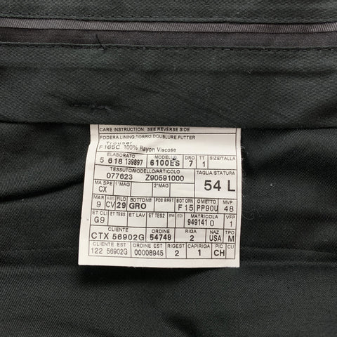 GUCCI Size 38 Black Wool / Mohair Zip Fly Dress Pants