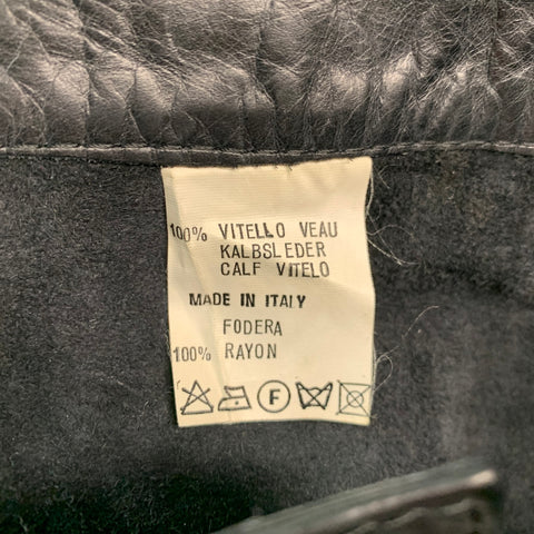DSQUARED2 Talla 30 Pantalones cortos de cuero negro