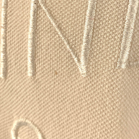 MAISON KITSUNE Size S Beige Cotton Embroidered Polo Casual Top
