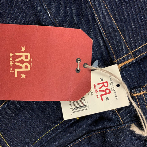 RRL by RALPH LAUREN Size 33 Indigo Cotton Jeans