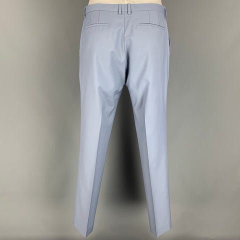 PAUL SMITH Kensington Fit Size 44 Light Blue Wool / Mohair Single Breasted Suit