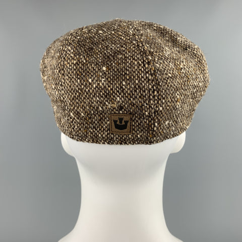 GOORIN BROTHERS Size XL Brown Tweed Wool Hat