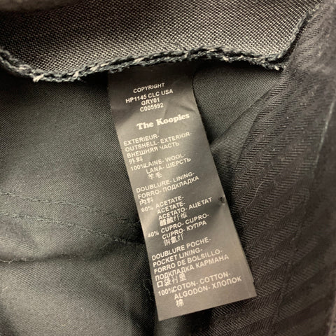 THE KOOPLES Size 38 Dark Gray Wool Peak Lapel Suit