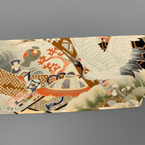 Bufanda de seda chinoiserie multicolor de GUCCI by Tom Ford