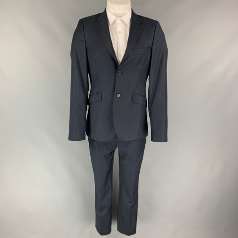 ACNE STUDIOS Size 38 Navy Wool Notch Lapel Suit