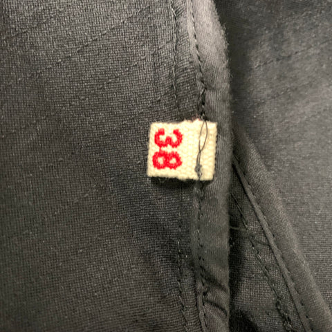 MARNI Size 2 Black Wrinkled Open Front Jacket