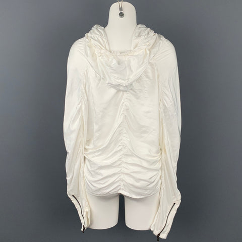 LANVIN 2007 par Alber Elbaz Taille 6 Haut décontracté en polyester blanc