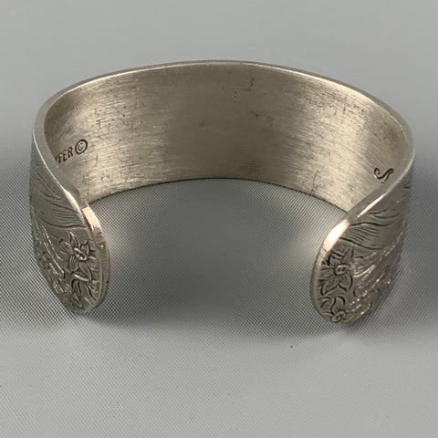SALISBURY Silver Pewter March Cuff Bracelet