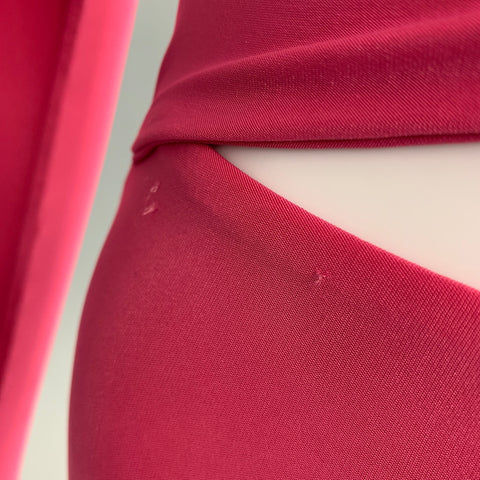 NO BRAND Size XS/S Pink Hearts Cutout Dress