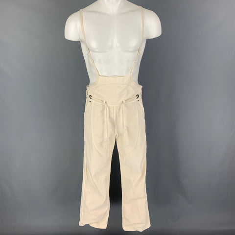 KAPITAL Size XS Beige Cotton Overalls