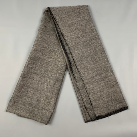 Écharpe réversible VINTAGE gris anthracite
