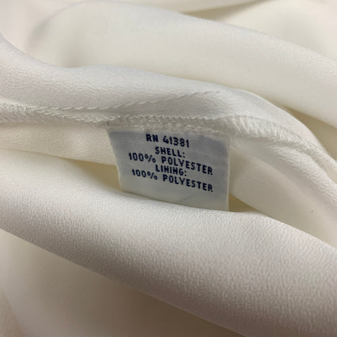 POLO by RALPH LAUREN Mono halter de poliéster blanco talla 8