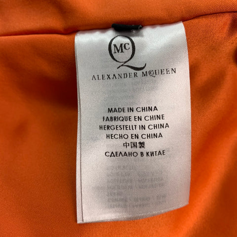 MCQ par ALEXANDER MCQUEEN Taille L Veste en polyester noir orange