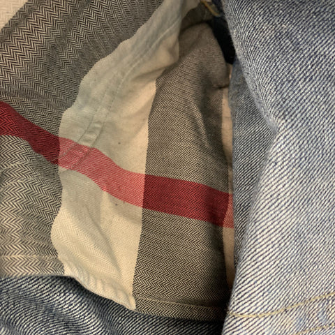 BURBERRY BRIT Size 32 Blue Washed Cotton Slim Jeans