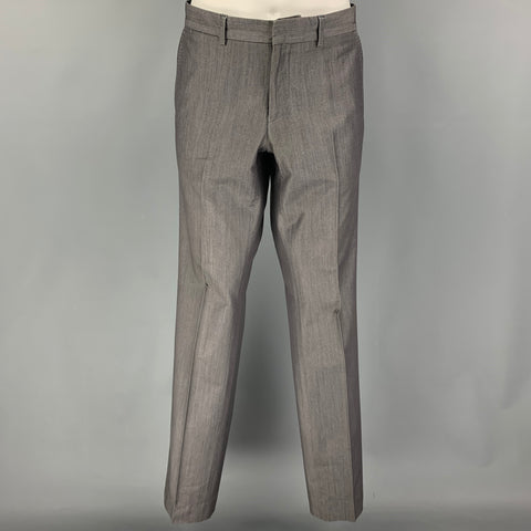 PHILIPP PLEIN Size 38 Light Gray Cotton Blend Single Button Suit