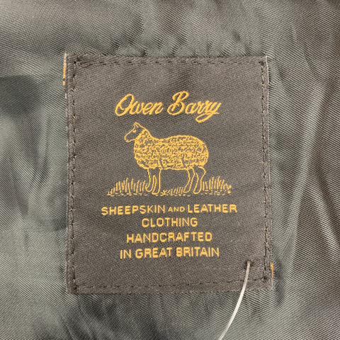 OWEN BARRY Black & Gray Patchwork Shearling & Fur Scarf