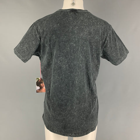 ROCHAMBEAU Taille XS T-shirt Coton Logo Marbré Gris