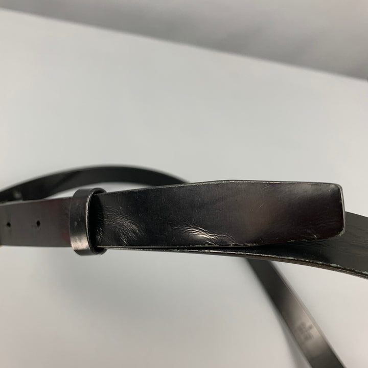 GUCCI Size 40 Black Leather Belt