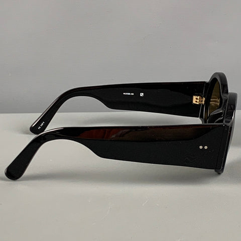 DRIES VAN NOTEN Lunettes de soleil Cat 3 en acétate noir taille