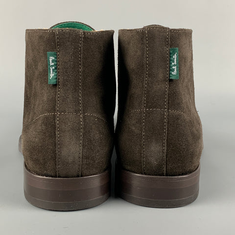 Botas chukka con cordones de cuero marrón talla 8 de PS by PAUL SMITH