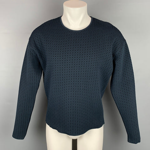 COLECCIÓN CALVIN KLEIN Talla M Jersey de punto de poliéster/viscosa azul marino