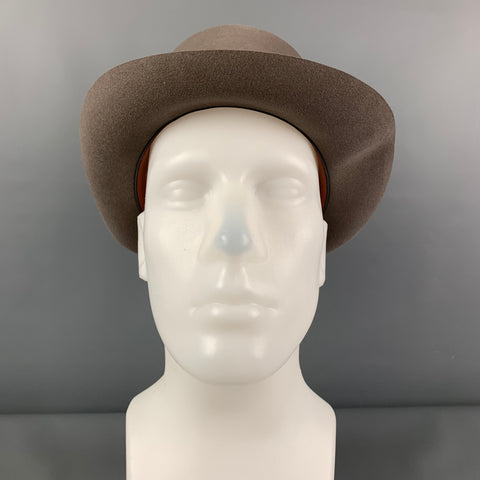 BORSALINO Grey Black Felt Hat