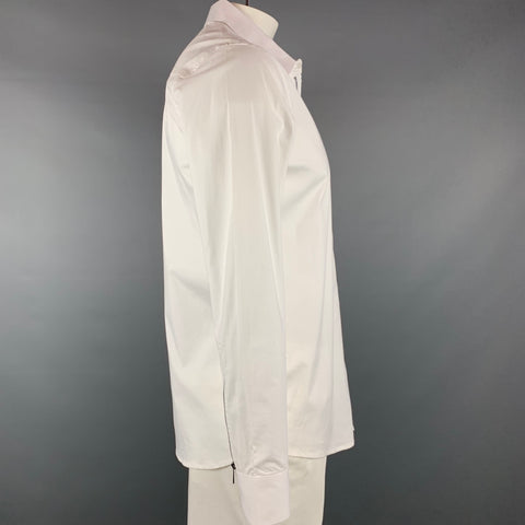 KARL LAGERFELD Size L White Cotton Zip Up Kilts & Skirts