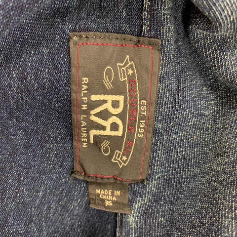 RRL by RALPH LAUREN Size XL Dark Blue Cotton Jacket