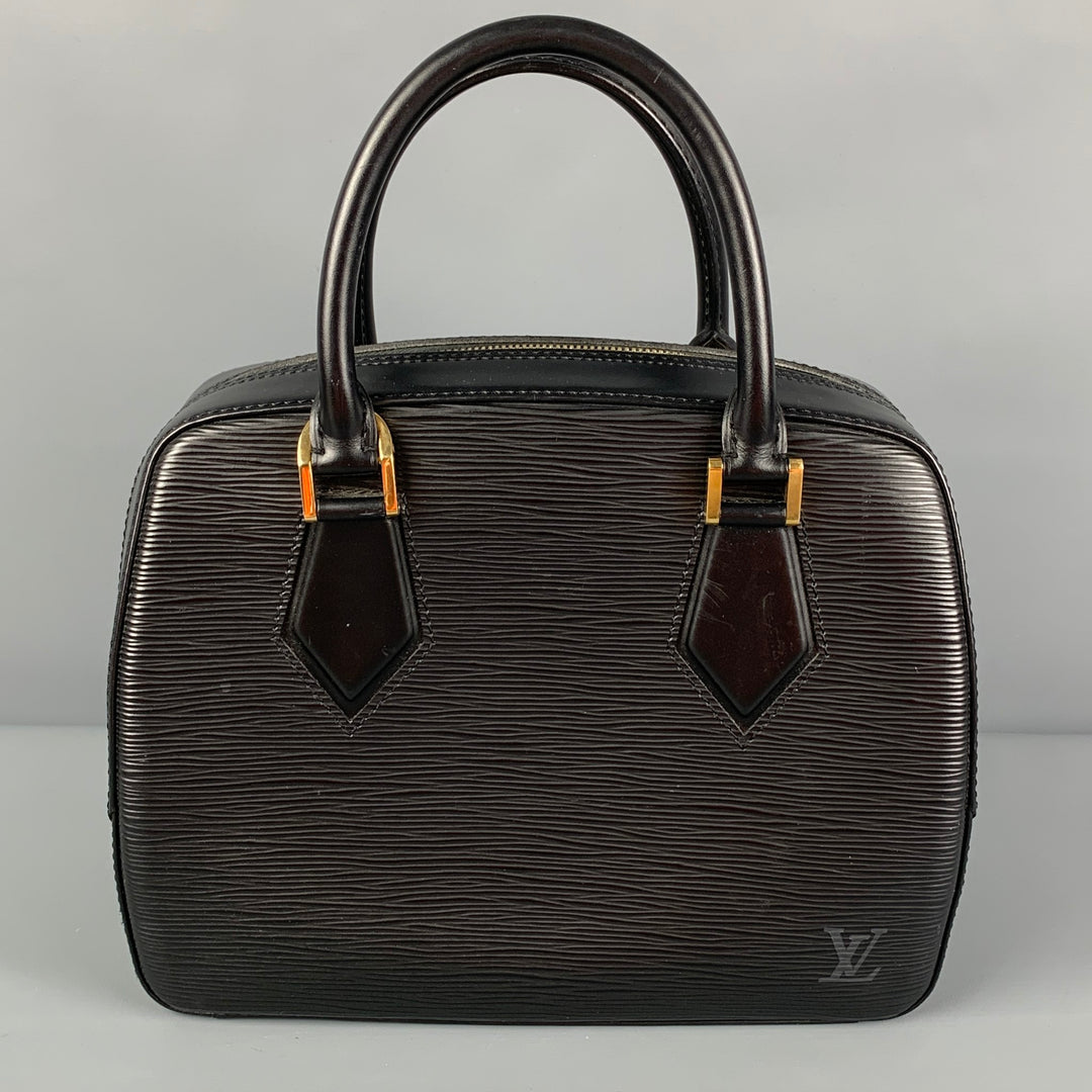 LOUIS VUITTON Sac à main Pont Neuf PM en cuir épi noir – Sui