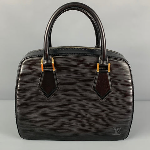 LOUIS VUITTON Black Epi Leather Pont Neuf PM Handbag