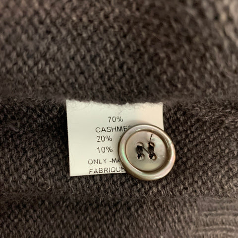 KRISTENSEN DU NORD Size S Brown Knitted Cashmere Blend Buttoned Cardigan