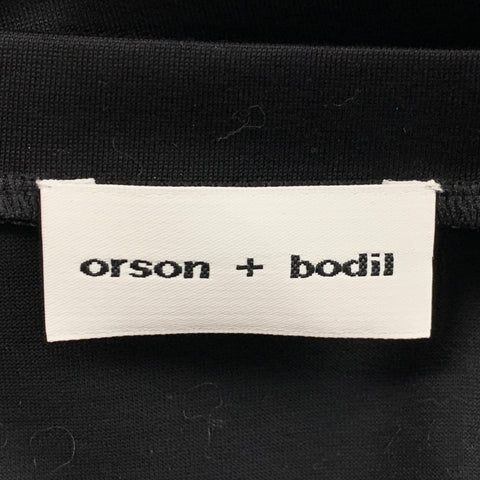 ORSON+BODIL Size 4 Black Katoen V-Neck Casual Top