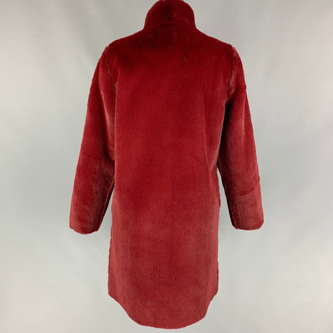 VELVET by Graham & Spenser Size XS Burgundy Polyester Coat