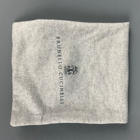 BRUNELLO CUCINELLI Neceser de algodón gris