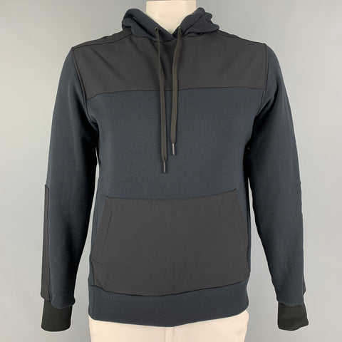 MISSION WORKSHOP Size L Black Wool Blend Hoodie Sweatshirt