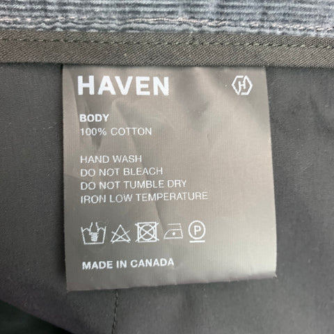 HAVEN Size L Grey Slate Corduroy Cotton Zip Fly Casual Pants