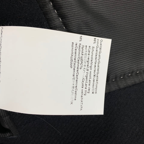 BOSS by HUGO BOSS Size M Navy Virgin Wool Cashmere Peacoat