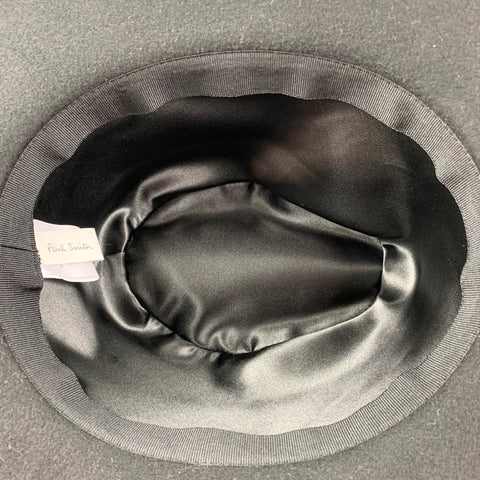 PAUL SMITH Size L Black Wool Hat