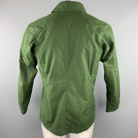 ARCTERYX Size M Forest Green Cotton Zip Up Insulated Proxy Jacket