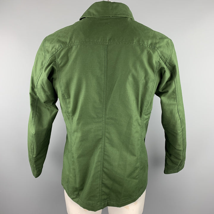 ARCTERYX Size M Forest Green Cotton Zip Up Insulated Proxy Jacket