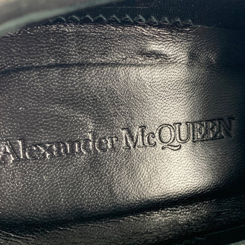 ALEXANDER MCQUEEN Size 9 Black Patent Leather Loafers
