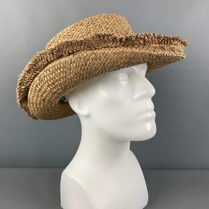 VIVIENNE WESTWOOD Size One Size Natural Multi-color Woven Straw Hat