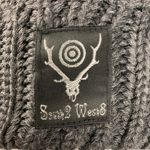 SOUTH 2 WEST 8 Grey Knitted Wool/acrylic Hats