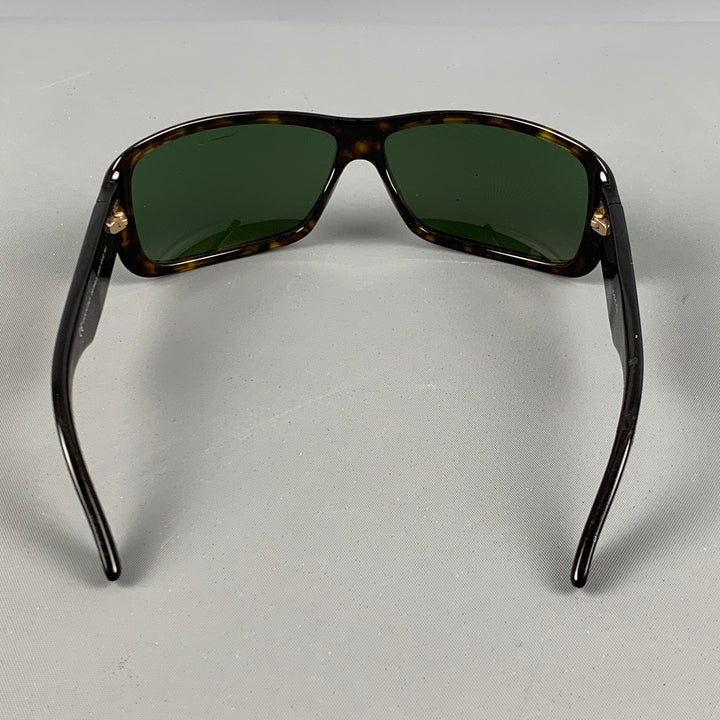 GUCCI Brown Logo Acetate Sunglasses & Eyewear