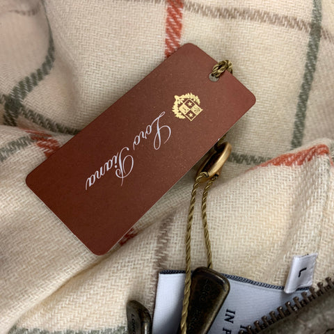 LORO PIANA Size L Olive Quilted Leather Zip Up Vest