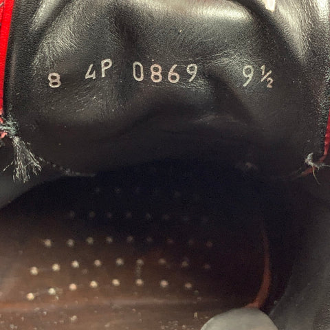 PRADA Sport Size 9.5 Red Leather Hook & Loop Loafers