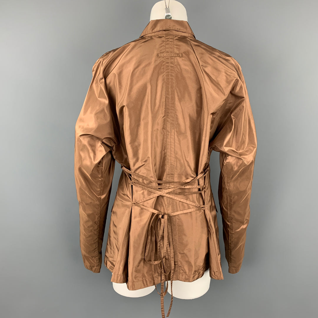 JEAN PAUL GAULTIER Reedition 1986 Size 6 Copper Silk Jacket
