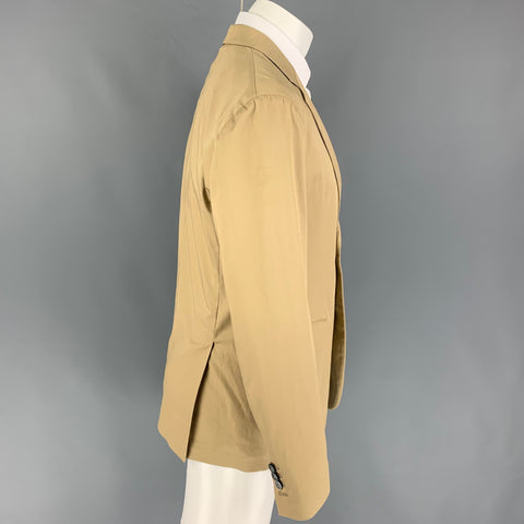 DSQUARED2 Size 38 Khaki Cotton Notch Lapel Sport Coat